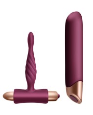 CLIMAXIMUM RAPTURE KIT VIBRADOR CLASICO PLUG ANAL PRINCIPIANTES