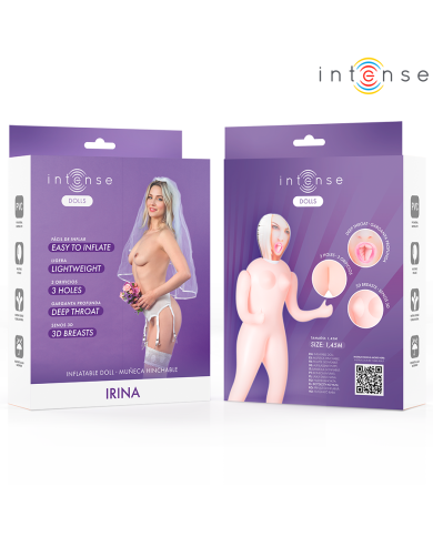 INTENSE DOLLS IRINA MUNECA HINCHABLE CON TRES ORIFICIOS