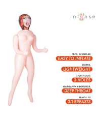 INTENSE DOLLS SCARLETT MUNECA HINCHABLE CON TRES ORIFICIOS