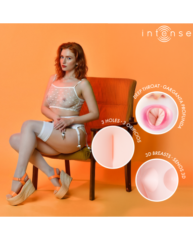 INTENSE DOLLS SCARLETT MUNECA HINCHABLE CON TRES ORIFICIOS