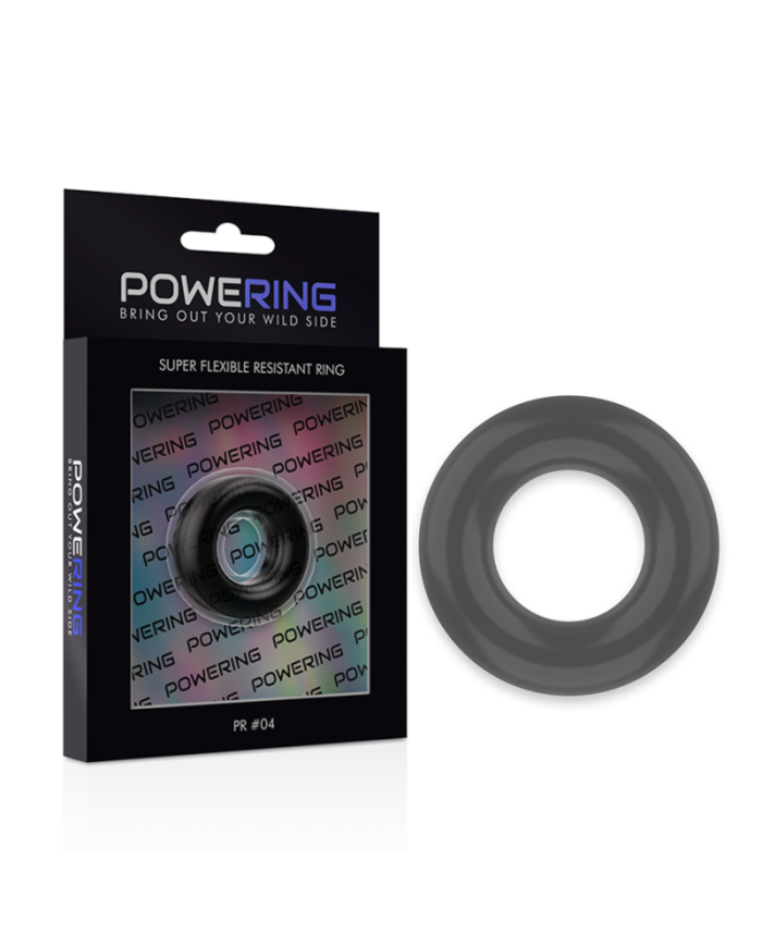 POWERING SUPER FLEXIBLE Y RESISTENTE ANILLO PENE 38CM PR04 NEGRO