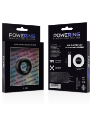 POWERING SUPER FLEXIBLE Y RESISTENTE ANILLO PENE 38CM PR04 NEGRO