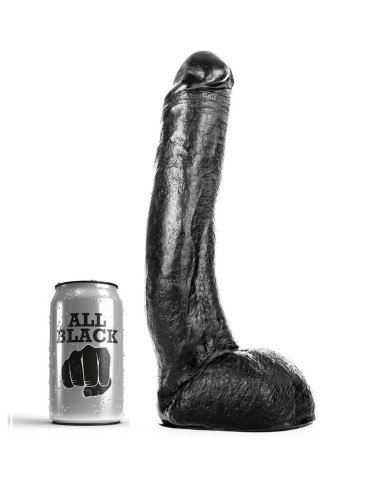 ALL BLACK DONG 29 CM CURVADO