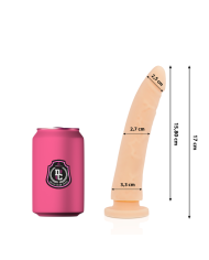 DELTA CLUB DILDO REALISTA NATURAL SILICONA MEDICA 17 CM O 3 CM