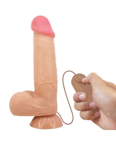 PRETTY LOVE SLIDING SKIN SERIES DILDO REALISTICO CON VENTOSA PIEL DESLIZANTE CONTROL REMOTO NATURAL 218 CM
