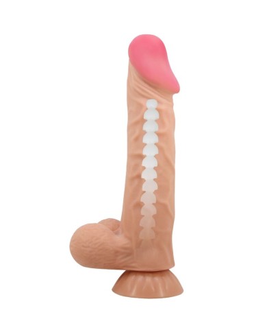 PRETTY LOVE SLIDING SKIN SERIES DILDO REALISTICO CON VENTOSA PIEL DESLIZANTE 24 CM