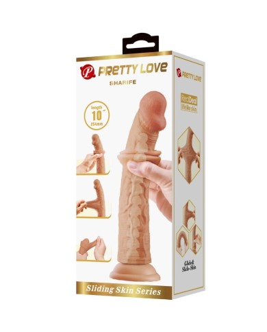 PRETTY LOVE SHARIFE DILDO REALISTICO 25 CM NATURAL