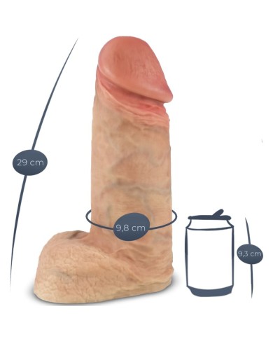 SILEXD MODELO 1 XTREME PENE REALISTICO SILICONA PREMIUM 28 CM