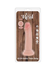 GET REAL DILDO DELUXE DONG GRUESO DE DOBLE DENSIDAD TPE 13 CM