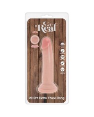 GET REAL DILDO DELUXE DONG GRUESO DE DOBLE DENSIDAD TPE 20 CM