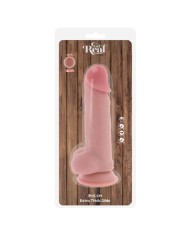 GET REAL PENE REALISTICO DELUXE CON TESTICULOS EXTRA GRUESO 345 CM