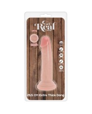 GET REAL DILDO DELUXE DONG GRUESO DE DOBLE DENSIDAD TPE 255 CM