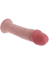GET REAL DILDO DELUXE DONG GRUESO DE DOBLE DENSIDAD TPE 355 CM