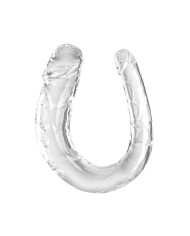 KING COCK DOUBLE TROUBLE DILDO DOBLE 33 CM TRANSPARENTE