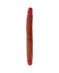 GET REAL DILDO DOBLE DONG DE SILICONA CARAMELO 35 CM