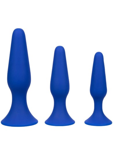 CALEXOTICS ADMIRAL KIT 3 PLUG ANAL AZUL