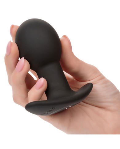 CALEXOTICS ROCK BOTTOM PLUG ANAL 10 VIBRACIONES SILICONA NEGRO