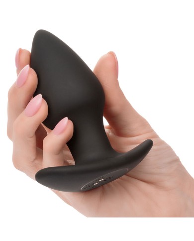 CALEXOTICS ROCK BOTTOM PERFECT PLUG ANAL 10 VIBRACIONES SILICONA NEGRO