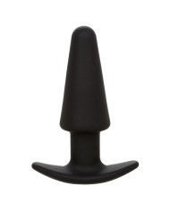 CALEXOTICS ROCK BOTTOM PLUG ANAL CONICO 10 VIBRACIONES SILICONA NEGRO