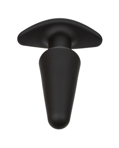 CALEXOTICS ROCK BOTTOM PLUG ANAL CONICO 10 VIBRACIONES SILICONA NEGRO