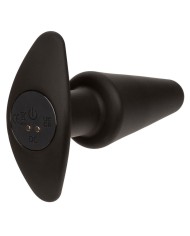 CALEXOTICS ROCK BOTTOM PLUG ANAL CONICO 10 VIBRACIONES SILICONA NEGRO