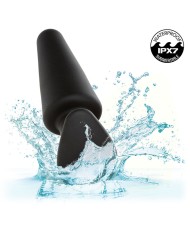CALEXOTICS ROCK BOTTOM PLUG ANAL CONICO 10 VIBRACIONES SILICONA NEGRO