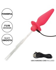 CALEXOTICS SOUTHERN LIGHTS LIGHT UP PLUG ANAL CON LUCES 10 VIBRACIONES SILICONA ROSA
