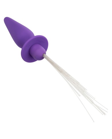 CALEXOTICS SOUTHERN LIGHTS LIGHT UP PLUG ANAL CON LUCES 10 VIBRACIONES SILICONA VIOLETA