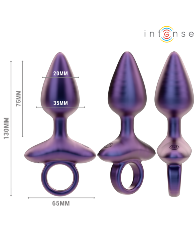 INTENSE MICHAEL PLUG ANAL VIBRADOR MODELO 2 CONTROL REMOTO