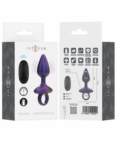 INTENSE MICHAEL PLUG ANAL VIBRADOR MODELO 2 CONTROL REMOTO