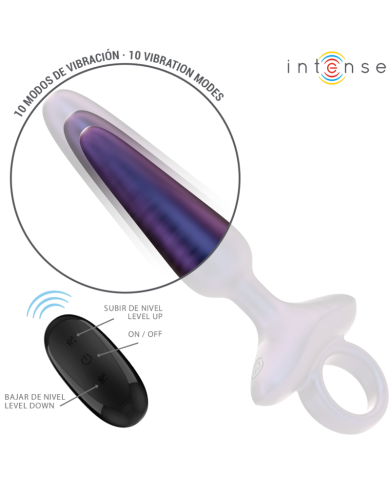 INTENSE MARLON PLUG ANAL VIBRADOR MODELO 4 CONTROL REMOTO