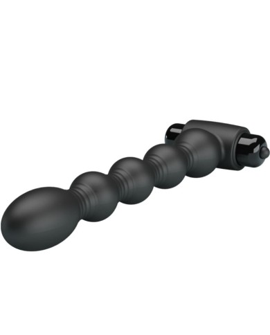 PRETTY LOVE LYNN PLUG ANAL SILICONA 10 VIBRACIONES NEGRO