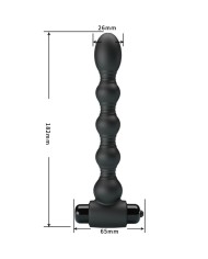 PRETTY LOVE LYNN PLUG ANAL SILICONA 10 VIBRACIONES NEGRO