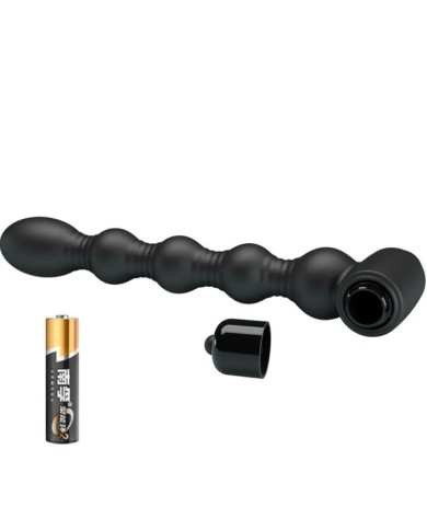 PRETTY LOVE LYNN PLUG ANAL SILICONA 10 VIBRACIONES NEGRO