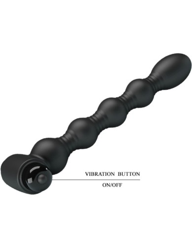 PRETTY LOVE LYNN PLUG ANAL SILICONA 10 VIBRACIONES NEGRO