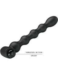 PRETTY LOVE LYNN PLUG ANAL SILICONA 10 VIBRACIONES NEGRO