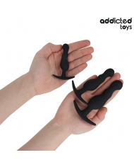 ADDICTED TOYS SET DE 3 PLUG ANAL SILICONA MODELO 1