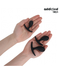 ADDICTED TOYS SET DE 3 PLUG ANAL SILICONA MODELO 3