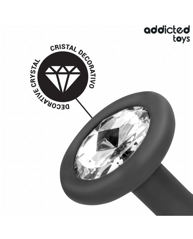 ADDICTED TOYS SET DE 3 PLUG SILICONA ANAL CON JOYA