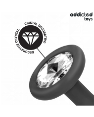 ADDICTED TOYS SET DE 3 PLUG SILICONA ANAL CON JOYA