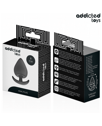 ADDICTED TOYS PLUG ANAL SILICONA TALLA L 8 CM