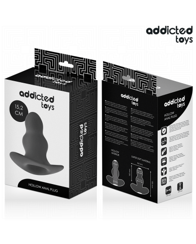 ADDICTED TOYS PLUG ANAL HUECO SILICONA TALLA XXL 152 CM