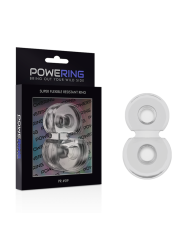 POWERING SUPER FLEXIBLE Y RESISTENTE ANILLO PENE DOBLE PR09 CLEAR