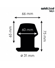 ADDICTED TOYS PLUG ANAL HUECO EXTREM SILICONA TALLA S 75 CM