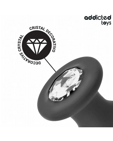 ADDICTED TOYS PLUG ANAL CON JOYA SILICONA TALLA M 104 CM