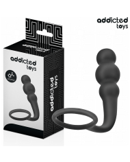 ADDICTED TOYS PLUG ANAL CON ANILLO SILICONA MODELO 1