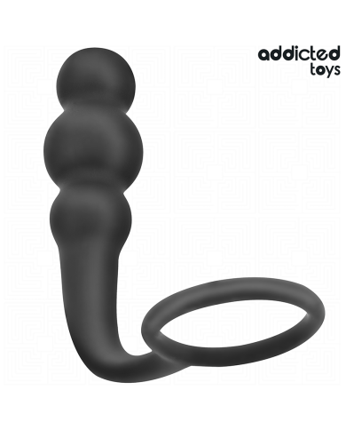 ADDICTED TOYS PLUG ANAL CON ANILLO SILICONA MODELO 1