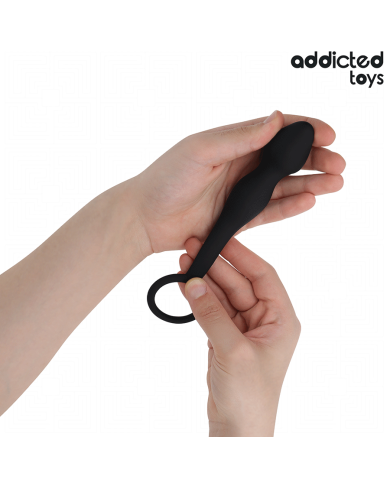ADDICTED TOYS PLUG ANAL CON ANILLO SILICONA MODELO 3