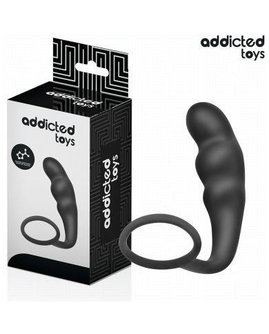 ADDICTED TOYS PLUG ANAL CON ANILLO SILICONA MODELO 4