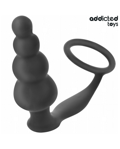 ADDICTED TOYS PLUG ANAL CON ANILLO SILICONA MODELO 5